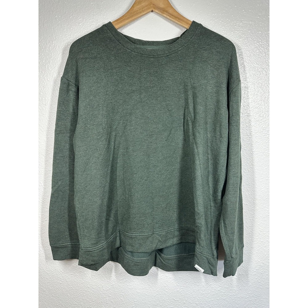 Orvis Sweater Mens Large Green Crewneck Pullover Classic Collection Casual Layer